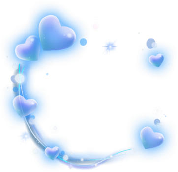 Blue Heart Glow