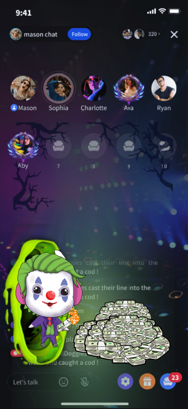 Chatroom Gift Effects