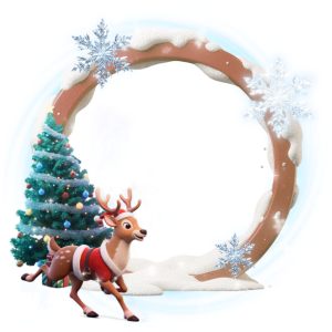 Christmas Reindeer Frame Avatar frames
