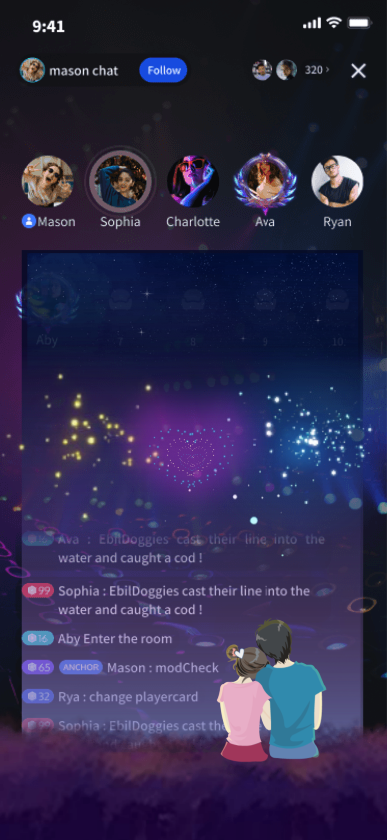 Couple Chat Animation