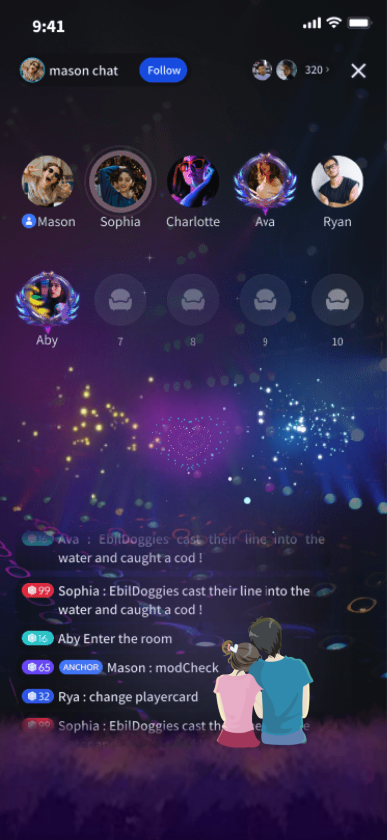 Couple Chat Animation