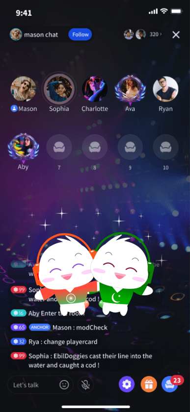 Cute Chat Mascots
