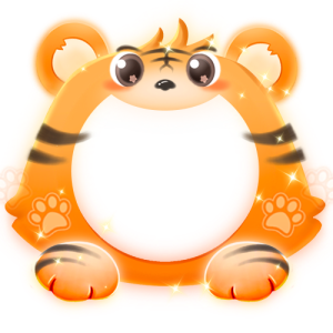 Cute Tiger Frame Avatar frames