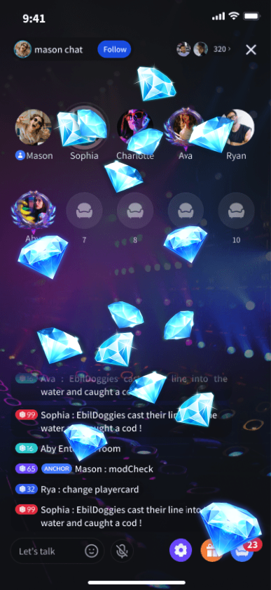Diamond Gift Shower
