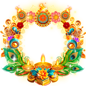 Diwali Floral Wreath Avatar frames
