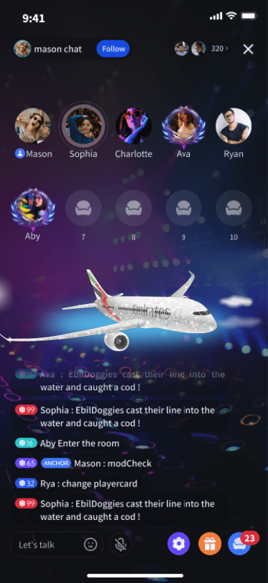 Emirates Airplane Animation
