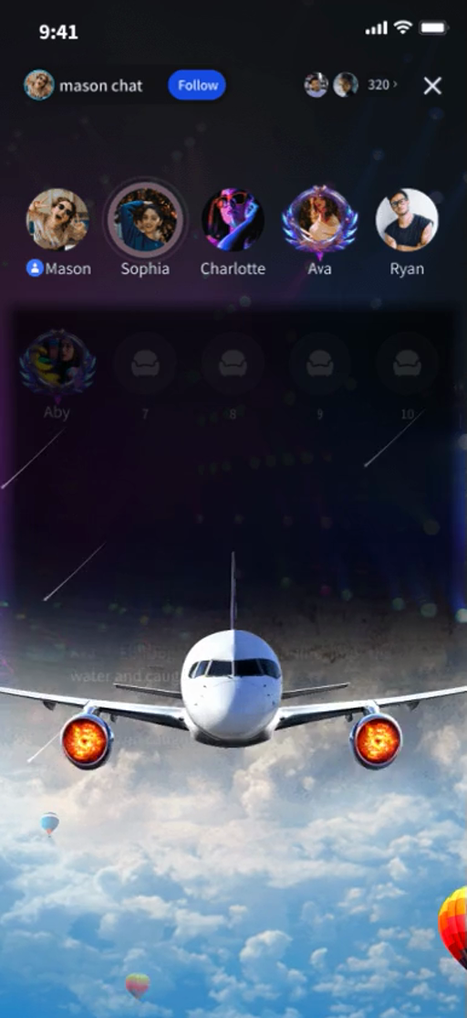 Fantasy Airplane Flight