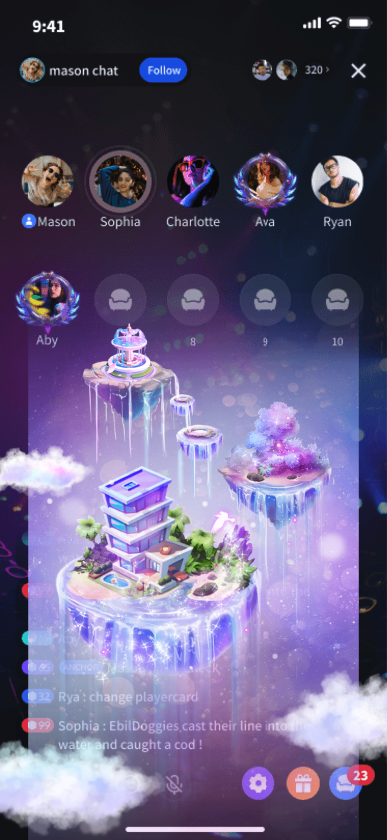 Fantasy Floating Island