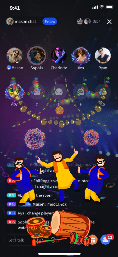 Festive Dance Animation