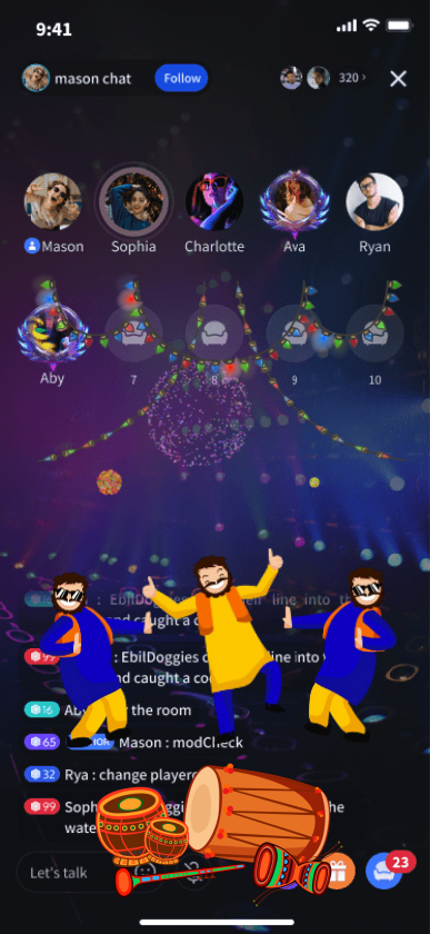 Festive Dance Animation