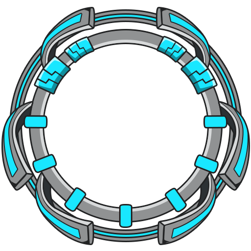 Futuristic Tech Ring Avatar frames