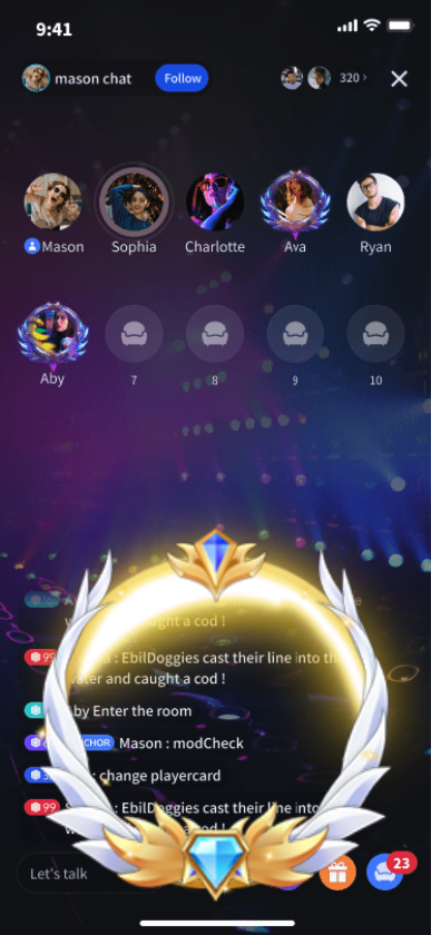 Gaming Chat Badge