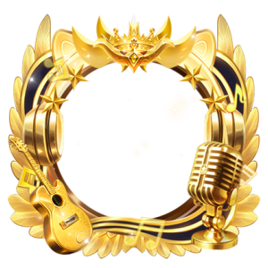 Golden Music Frame Avatar frames