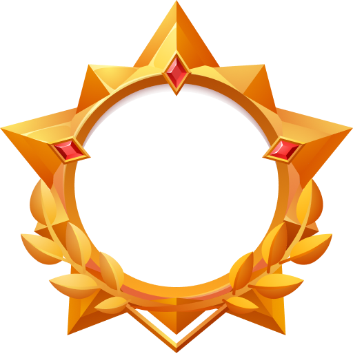 Golden Star Frame Avatar frames