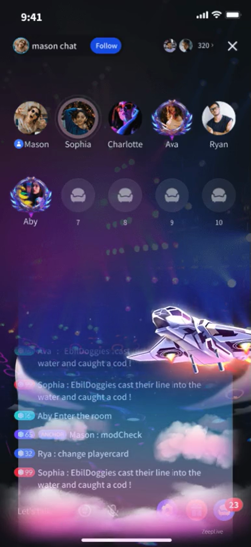 Interactive Chat Animation