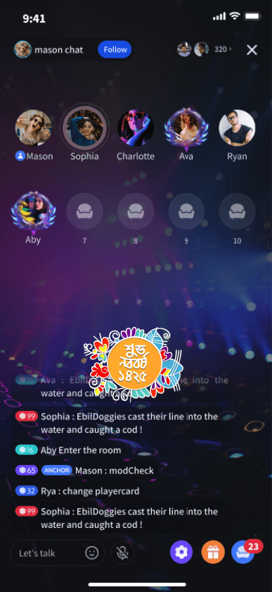 Live Chat Room