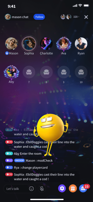 Live Chat Room