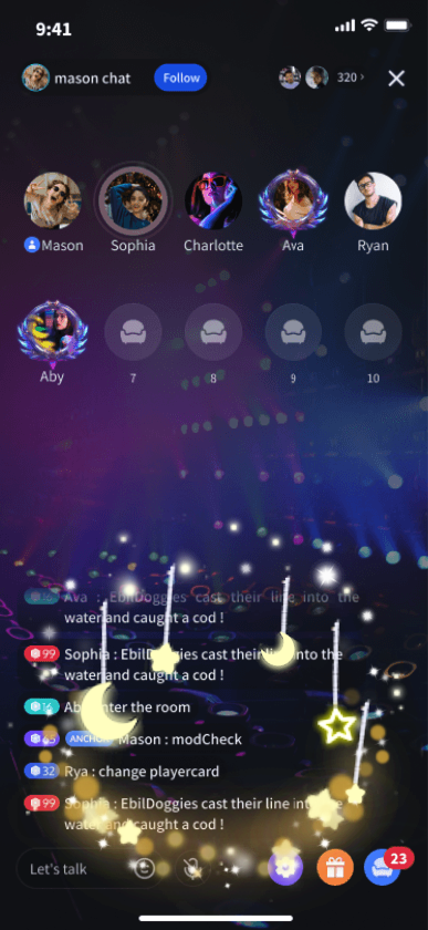 Live Chat Stars
