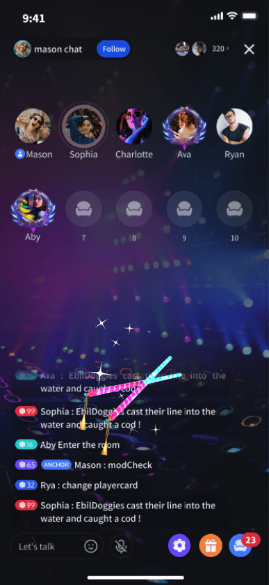 Live Chat Stream