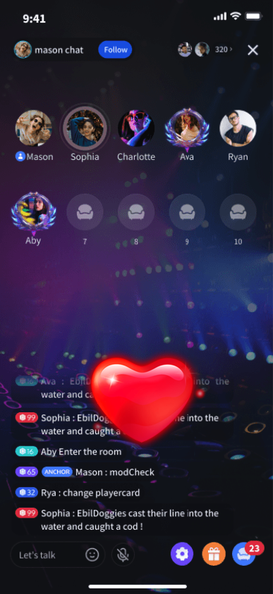 Live Chat Stream