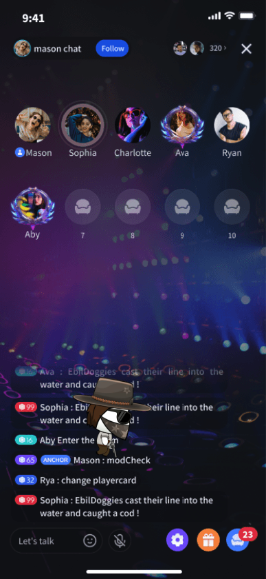 Live Chat Stream