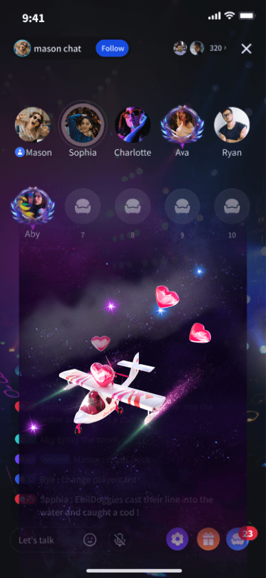 Love Plane Animation