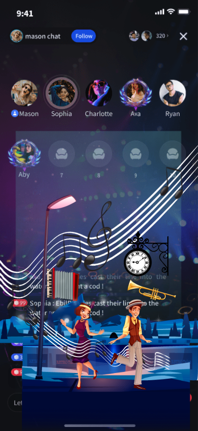 Musical Dance Scene