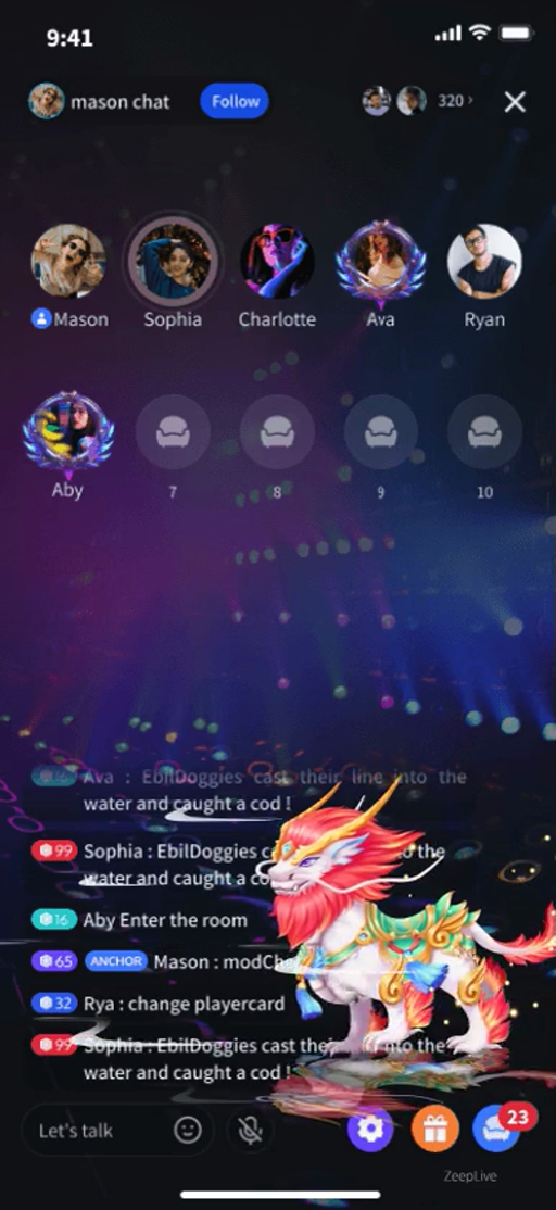 Mythical Fire Lion