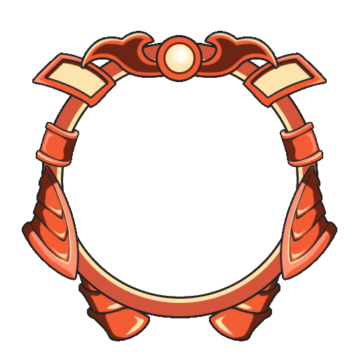 Ornate Red Frame Avatar frames