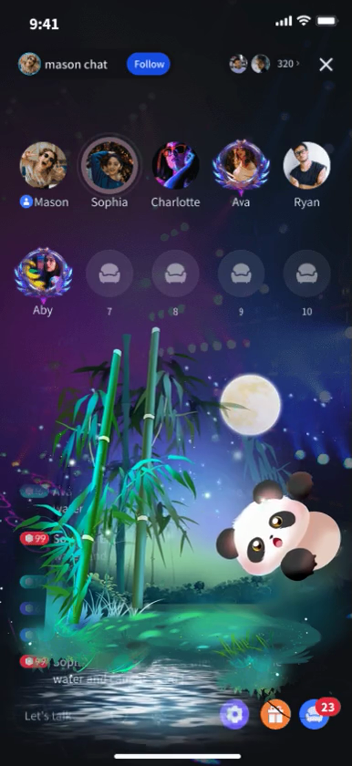 Panda Night Chat