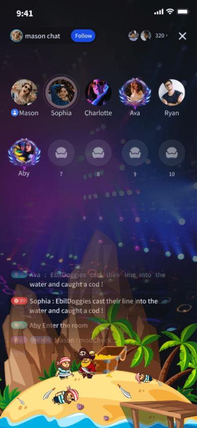 Pirate Chat Game