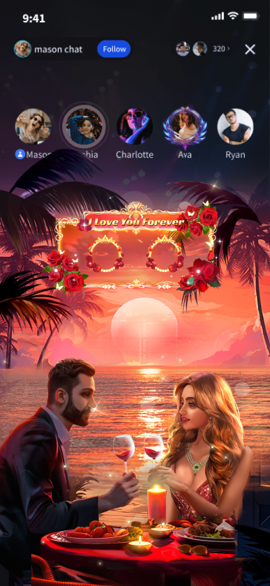 Romantic Love Scenes