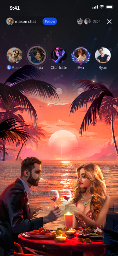 Romantic Sunset Moments