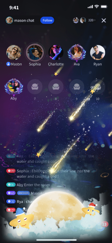 Shooting Star Chat