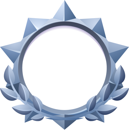 Silver Star Frame Avatar frames