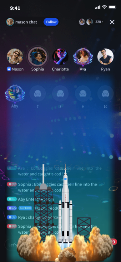 Space Rocket Chat