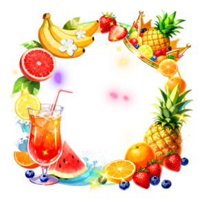 Tropical Fruit Wreath Avatar frames