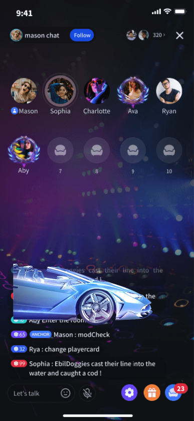 Virtual Chat Effects