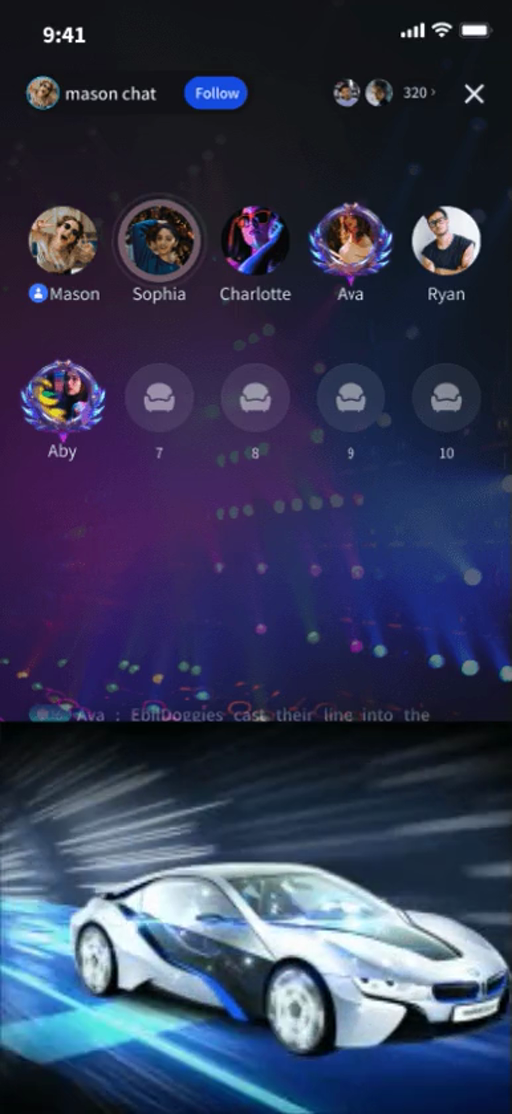 Virtual Chat Racing