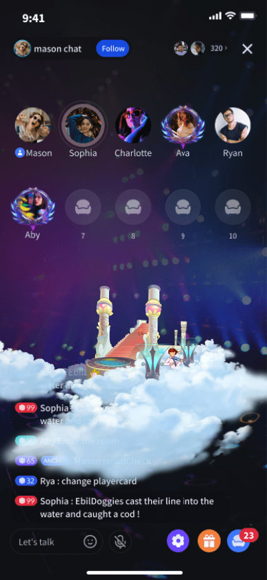 Virtual Cloud Stage