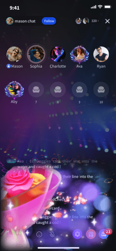 Virtual Flower Bouquet