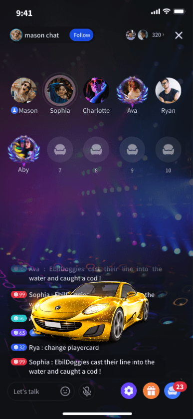 Virtual Gold Car
