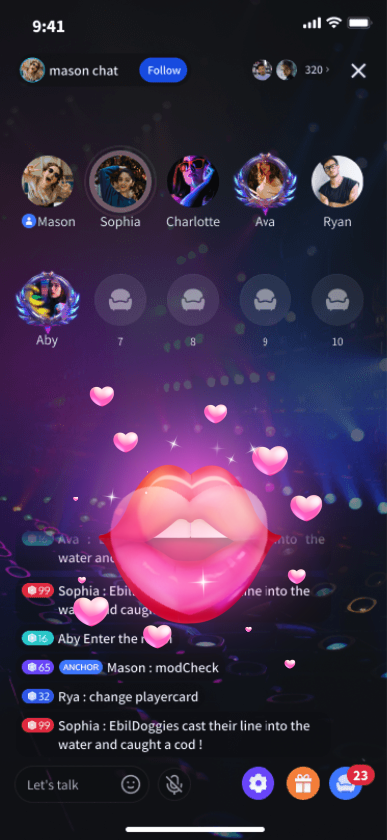 Virtual Kiss Gift