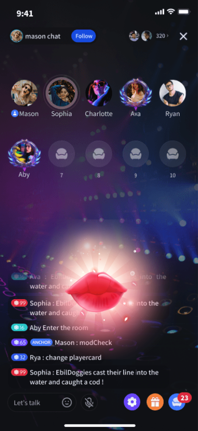 Virtual Kiss Gift