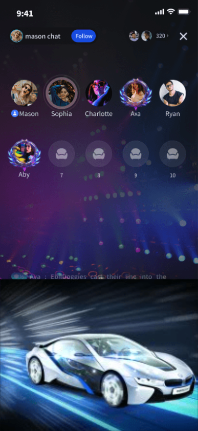Virtual Racing Chat