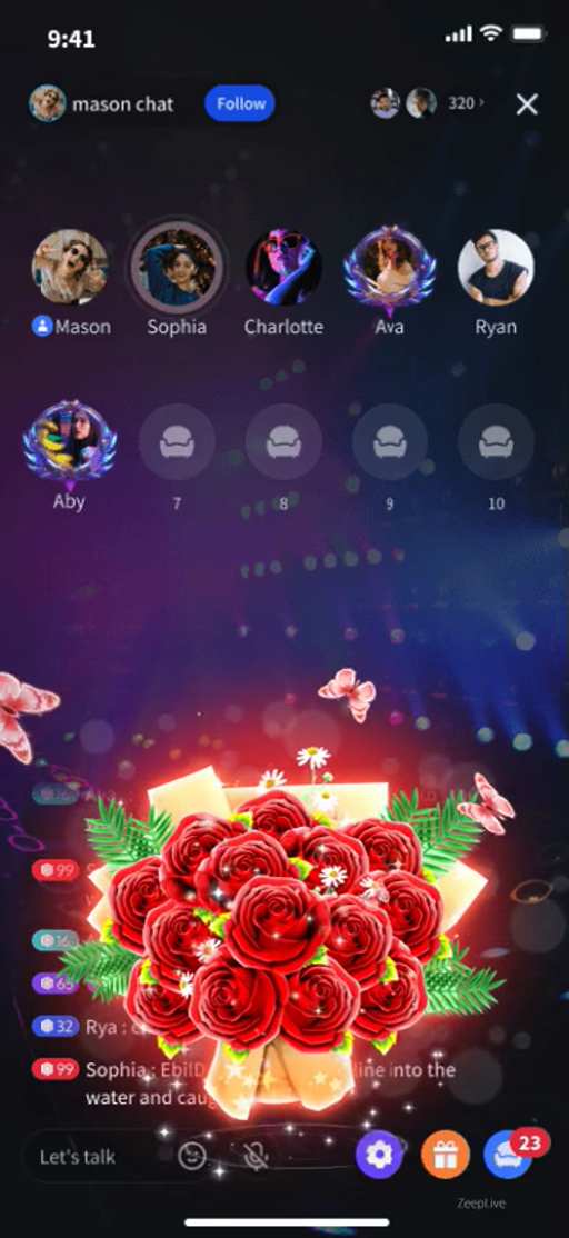 Virtual Rose Bouquet