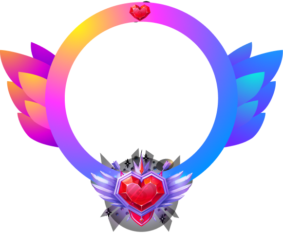 Winged Heart Frame Avatar frames